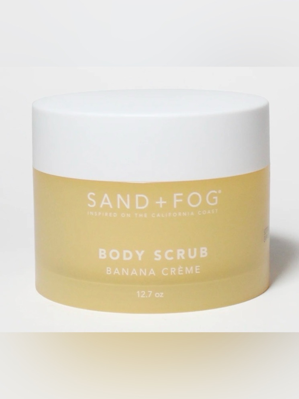 SAND + FOG Banana Crème Body Scrub 12.7 oz
